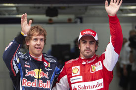 Sebastian Vettel and Fernando Alonso