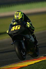 Valentino Rossi, Ducati, Valencia test 2010