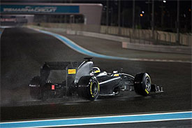 Pedro de la Rosa, Abu Dhabi test