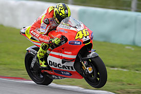 Valentino Rossi, Ducati, Sepang 2011