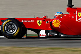 Fernando Alonso, Ferrari, Valencia testing