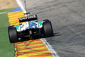 Paul di Resta, Force India, Valencia test 2011