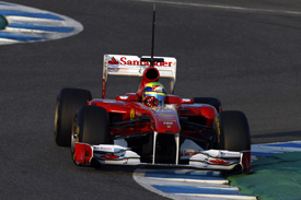 Felipe Massa, Ferrari, Jerez testing