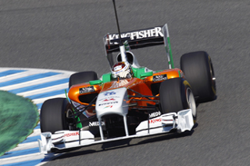 Adrian Sutil, Force India, Jerez testing 2011