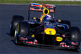 Sebastian Vettel, Red Bull, Barcelona testing