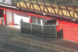 McLaren garage