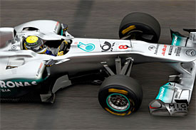Nico Rosberg, Mercedes, Barcelona testing