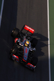 Lewis Hamilton, McLaren, Catalunya testing 2011