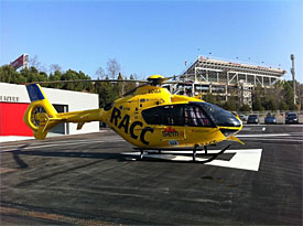 A helicopter