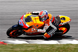 Casey Stoner, Sepang testing