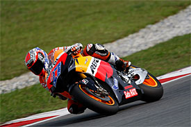 Casey Stoner, Sepang testing