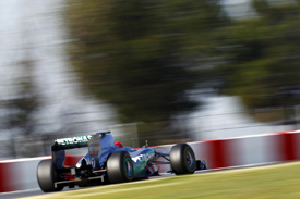 Michael Schumacher, Mercedes, Catalunya testing