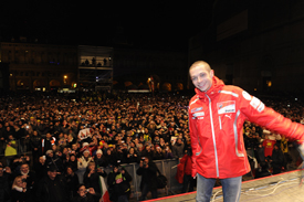 Valentino Rossi at Ducati Night in Bologna
