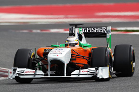 Nico Hulkenberg, Force India, Catalunya testing March 2011