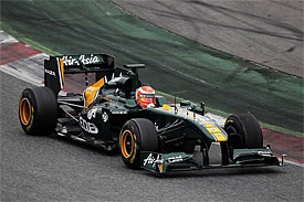 Jarno Trulli, Lotus, Barcelona testing