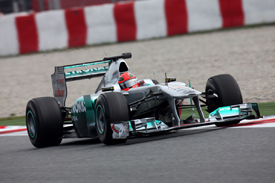 Michael Schumacher, Mercedes, Catalunya testing