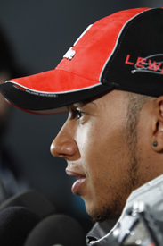 Lewis Hamilton tells the press about McLaren's situation