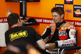 Stoner quickly got settled in at Honda