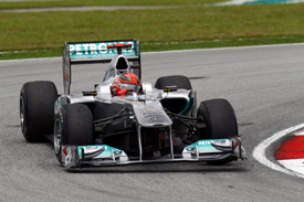 Michael Schumacher, Mercedes, Sepang 2011