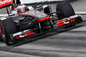 Jenson Button, McLaren, Sepang 2011