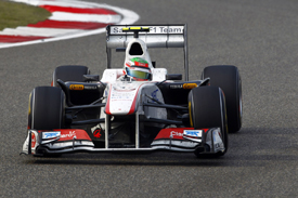 Sergio Perez, Sauber, Shanghai 2011