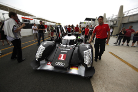 #1 Audi, Le Mans testing