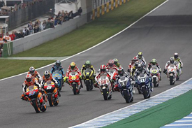 Jerez MotoGP start 2011