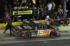 Kimi Raikkonen in the Charlotte Truck race