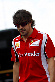 Fernando Alonso Ferrari Spanish Grand Prix 2011