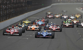 Oriol Servia leads at Indianapolis