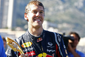 Sebastian Vettel wins in Monaco
