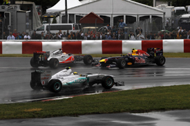 Lewis Hamilton and Mark Webber tangle in Montreal