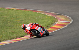Hayden tests GP12 at Mugello