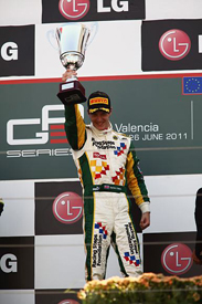 James Calado wins in Valencia
