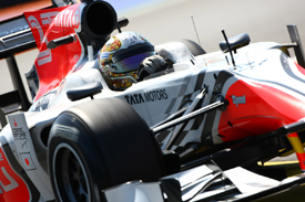 Tonio Liuzzi achieved a minor victory by getting between the Virgins