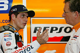 Alex Barros joined Honda's HRC team in 2004