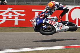 Jorge Lorenzo doesn't crash anywhere near as much as he used to