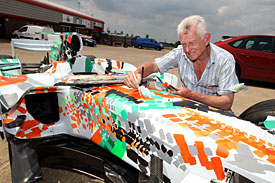 Force India unveils its 'Art Car'
