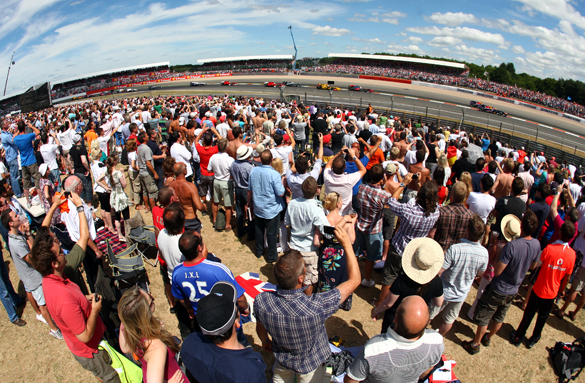 British grand prix crowd 2010