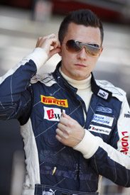 MIkhail Aleshin GP2 Carlin Barcelona 2011