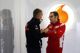 Stefano Domenicali and Martin Whitmarsh
