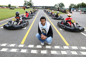 Karun Chandhok karting
