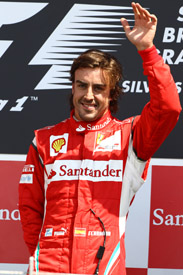 Fernando Alonso Ferrari British Grand prix 2011