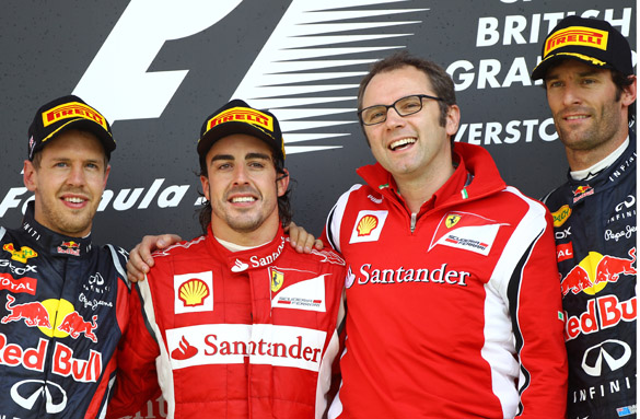 Fernando ALonso Ferrari British Grand prix 2011
