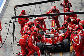 Ferrari admits work needed on pitstops