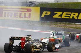 Paul di Resta Nick heidfeld Force India Renault German grand prix 2011