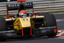 Romain Grosjean DAMS Gp2 Hunaroring 2011