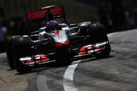 Jenson Button, McLaren, Hungary 2011