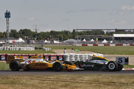 Ryan Hunter-Reay Takuma Sato Edmonton 2011 IndyCar
