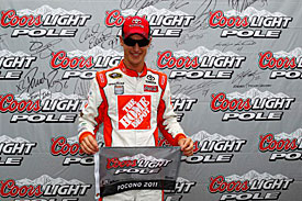 Joey Logano, Joe Gibbs Racing, Pocono 2011